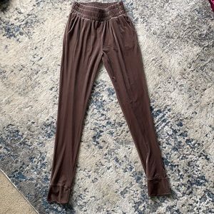 Velvet joggers